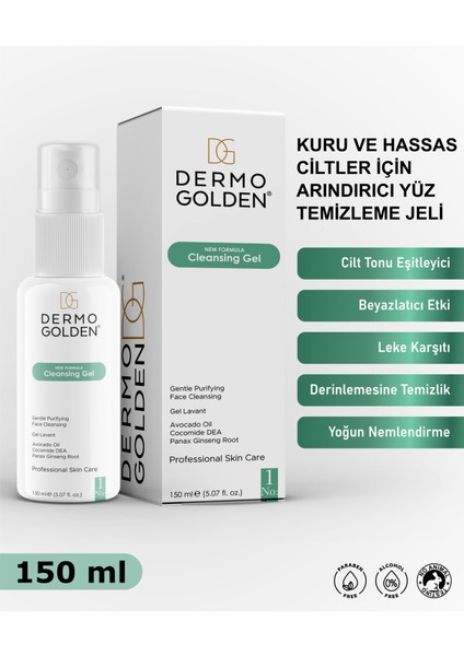 Kuru ve Hassas Ciltler İçin Yüz Temizleme ve Arındırma Leke Karşıtı Cilt Bakım Kremi 150 ml