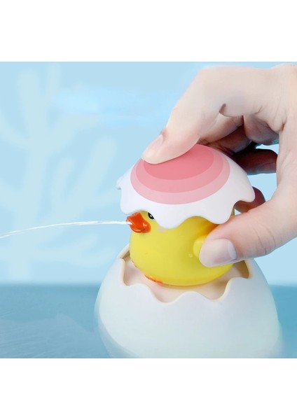 Bebek Banyo Oyuncak Çocuklar Sevimli Ördek Penguen Yumurta Su Püskürtme Yağmurlama Banyo Yağmurlama Duş Yüzme Su Oyuncakları Çocuklar Için Hediye (Yurt Dışından)
