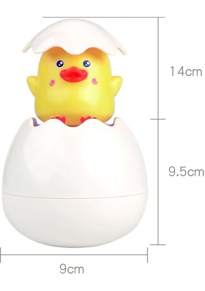 Bebek Banyo Oyuncak Çocuklar Sevimli Ördek Penguen Yumurta Su Püskürtme Yağmurlama Banyo Yağmurlama Duş Yüzme Su Oyuncakları Çocuklar Için Hediye (Yurt Dışından)