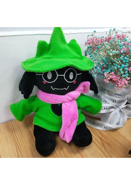 Ralsei Peluş Oyuncak, 10”deltarune Ralsei Peluş Bebek, Erkekler ve Kızlar Için Karikatür Anime Oyun Karakterleri (Yurt Dışından)