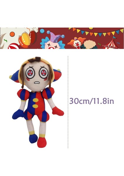 2023 Tv Dizisi The Amazing Digital Circus Peluş Oyuncaklar, Yastık Peluş, Yumuşak Bebek Oyuncakları, Çocuklar Için Noel Doğum Günü Hediyesi Için Doldurulmuş Hayvanlar Oyuncak (Pomn (Yurt Dışından)