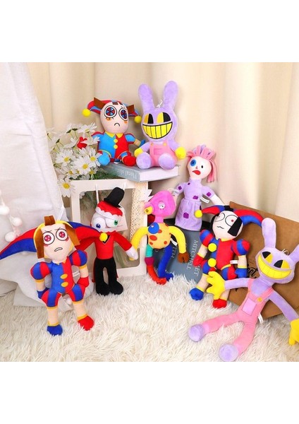 Inanılmaz Dijital Sirk Peluş Paketi 4, Tv Hayranları Için Pomni Peluş Oyuncak Hediye, Jax ve Pomni Peluş, Çocuklar ve Yetişkinler Için Sevimli Doldurulmuş Şekil Bebek, Erkeklerin D (Yurt Dışından) fiyatları