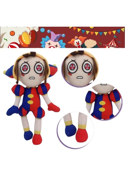 2023 Tv Dizisi The Amazing Digital Circus Peluş Oyuncaklar, Yastık Peluş, Yumuşak Bebek Oyuncakları, Çocuklar Için Noel Doğum Günü Hediyesi Için Doldurulmuş Hayvanlar Oyuncak (Pomn (Yurt Dışından)