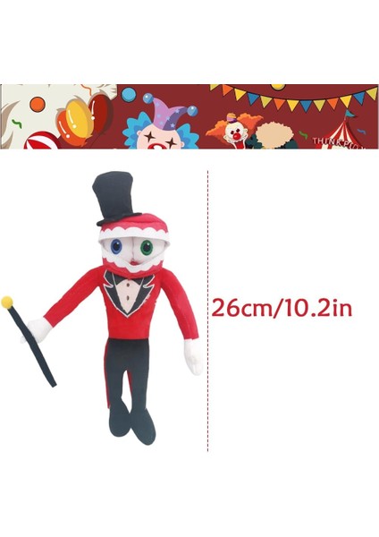 2023 Tv Dizisi The Amazing Digital Circus Peluş Oyuncaklar, Yastık Peluş, Yumuşak Bebek Oyuncakları, Çocuklar Için Noel Doğum Günü Hediyesi Için Doldurulmuş Hayvanlar Oyuncak (Cain (Yurt Dışından)