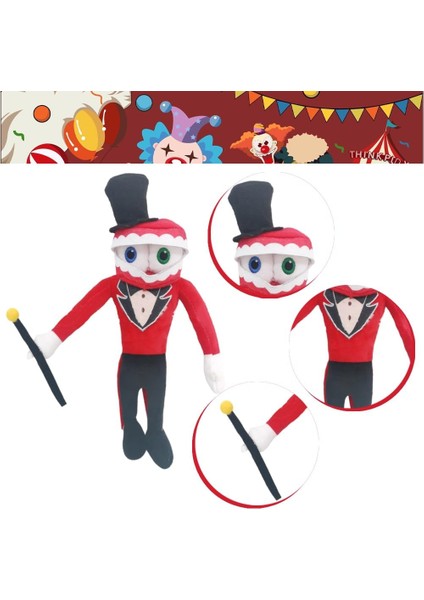 2023 Tv Dizisi The Amazing Digital Circus Peluş Oyuncaklar, Yastık Peluş, Yumuşak Bebek Oyuncakları, Çocuklar Için Noel Doğum Günü Hediyesi Için Doldurulmuş Hayvanlar Oyuncak (Cain (Yurt Dışından)