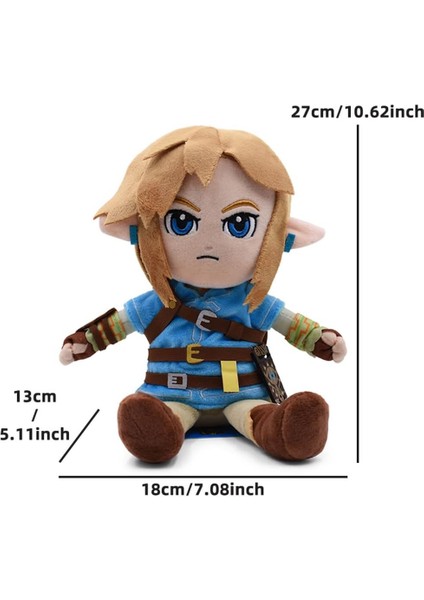 Sahte Kalkan Giyen Wild Link Doldurulmuş Peluş Nefesi 10,8" (Yurt Dışından)