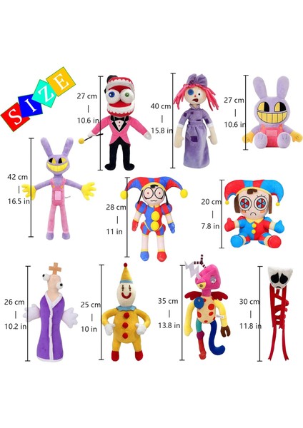 Dijital Sirk Peluş Oyuncak, Zooble Inanılmaz Peluşlar Oyuncak, Çocuklar ve Hayranlar Için Doldurulmuş Hayvan Peluş Bebek Hediyesi. (Zooble) (Yurt Dışından)
