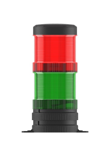 Ø66 2 Kat Modüler Işıklı Kolon Multi LED Taban Montaj