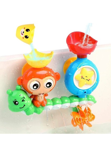 Bebek Banyo Oyuncak Duvar Vantuz Parça Su Oyunları Çocuk Banyo Maymun Tırtıl Banyo Duş Oyuncak Çocuklar Için Doğum Günü Hediyeleri (Yurt Dışından)