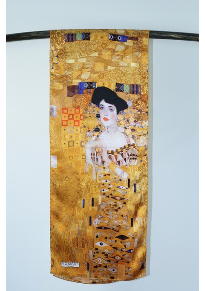 Ipek Fular | Gold | 32X160 cm | Gustav Klimt Adele Bloch | fiyatları