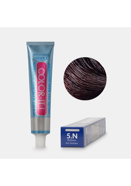 Kalıcı Saç Boyası Color-It 5.N Açık Kestane