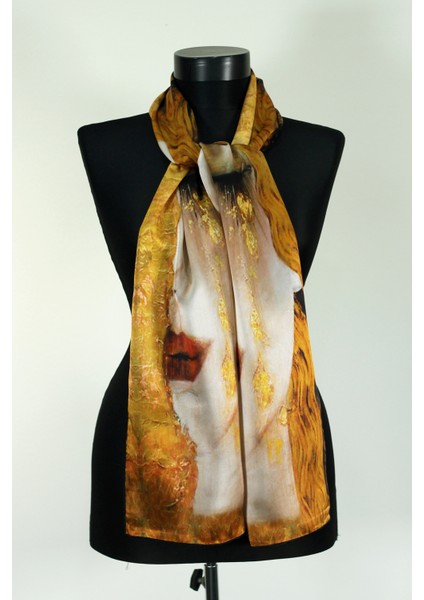 Ipek Fular | 32X160 cm | Altın Gözyaşları (Freya's Tears) | Nomads Felt