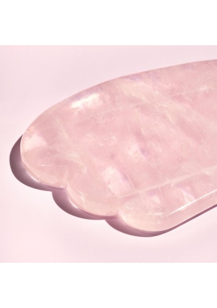 Rose Kuvars Gua Sha Masaj Taşı