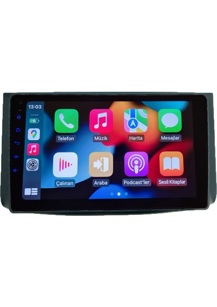 Chevrolet Aveo 2006-2011 Yıl Android Sürüm 13 Kablosuz Carplay Navigasyon Multimedya 9 Inç Ekran 2gb Ram 32GB Rom Hafıza