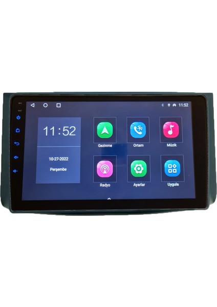 Chevrolet Aveo 2006-2011 Yıl Android Sürüm 13 Kablosuz Carplay Navigasyon Multimedya 9 Inç Ekran 2gb Ram 32GB Rom Hafıza