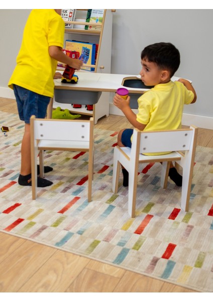 Çocuk Oyun ve Aktivite Masası - 2 Sandalye fiyatları