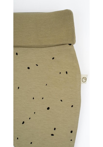 Yüksek Bel Pantolon Bebek Cosmos Haki Organik Pamuk indirimleri
