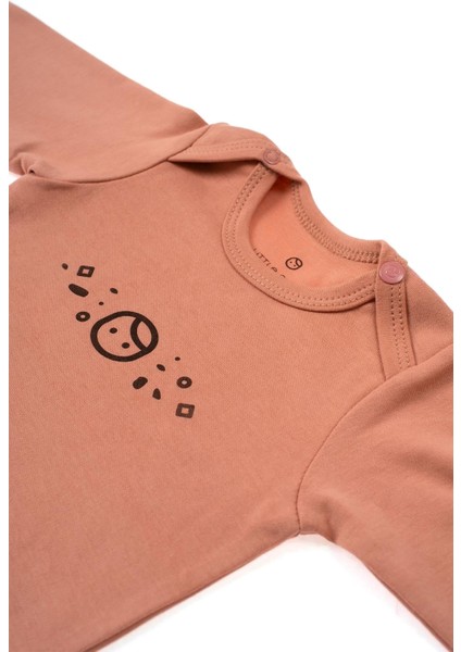 Uzun Kollu Ayarlanabilir Çıtçıtlı Zıbın Pembe Organik Pamuk Planet Gusto modelleri