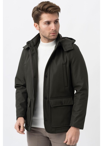 Bello 7777 Slim Fit Soft Shell Kaban Haki modelleri