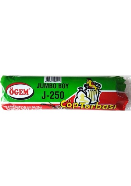 Jumbo Çöp Torbası (80 cm x 110 cm) (10x5pk)