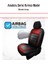 Seat Oxeo Uyumlu Anadolu Serisi Oto Koltuk Kılıfı Kırmızı 3