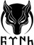 Börü Kurt Hilal Oto Cam Sticker Siyah 30 cm 1
