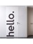 Hello Yazılı Dekoratif Duvar Süsü Sticker 1