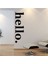 Hello Yazılı Dekoratif Duvar Süsü Sticker 2