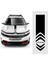 Citroen Sport İçin Uyumlu Aksesuar Kaput Şerit Oto Sticker 60*15 cm 1