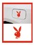Playboy Tasarım Oto Sticker Kırmızı 9*15CM 1