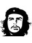 Che Guevara Oto Sticker Siyah 20*17 cm 1