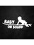 Baby On Board Arabada Bebek Var Sticker Beyaz 30*10 cm 1