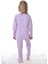 Lila Çiçekli Alt Üst Cocuk Pijama Takımı 2