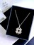 Alâ Silver Jewellery Yonca Çift Taraflı Tasarım 925 Gümüş Kolye 1
