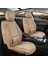 Volvo XC70 Uyumlu Yarı Deri Oto Koltuk Kılıfı Ön/arka Set Asya Series (Bej) 1
