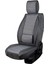 renault Clio 5 Uyumlu Yarı Deri Oto Koltuk Kılıfı Ön/arka Set Asya Series (Füme) 3