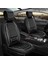 nissan Note Yeni Uyumlu Yarı Deri Oto Koltuk Kılıfı Ön/arka Set Asya Series (Siyah-Beyaz) 1