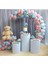 Cinsiyet Belirleme Konsept Balon Pembe Mavi Balon Zincir 70 Adet 1
