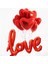 Love Yazılı Sevgiliye Süpriz Kutlama Folyo Balon Set 1