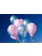 Metalik Mavi Pembe Balon 70 Adet Zincir Aparatı Cinsiyet Partisi 2