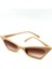 Kadın Cat Eye Sunglasses Güneş Gözlüğü Pudra 1