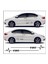 Fiat Albea Için Uyumlu Aksesuar Oto Kaput Şerit Sticker Kırmızı 80*20 cm 1