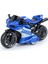 Alaşım Geri Çekme Harley Motosiklet Modeli Gashapon Bebek Makinesi Küçük Oyuncak Araba Çocuk Oyuncağı Süsler Küçük Ducati Mavisi (Çanta) (Yurt Dışından) 1
