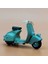 Meritor Ducati Kawasaki H2R Motosiklet R1 Modeli Simülasyon Alaşım Motosiklet Süsleri Koleksiyonu Piaggio 1946VESPA 98-Gri Mavi (Yurt Dışından) 1