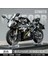 1/12 Kawasaki H2R Simülasyon Alaşım Ses ve Işık Motosiklet Ninja Modeli Çocuk Oyuncak Süsleme Bahar Esintisi 250 Siyah + Taban (Yurt Dışından) 1