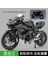 1/12 Kawasaki H2R Simülasyon Alaşım Motosiklet Modeli Çocuk Pürüzsüz Çizgi Oyuncak Motosiklet Modeli Kawasaki Siyah (Yurt Dışından) 1