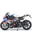 Simüle Motosiklet Modeli Süsler Modaya Uygun El Yapımı Kör Kutu Alaşımlı Üst Düzey Çocuk Oyuncak Araba 1:12 Aprilia V4S Gümüş (Yurt Dışından) 5