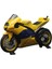 1/12 Kawasaki H2R Simülasyon Alaşım Motosiklet Modeli Çocuk Pürüzsüz Oyuncak Motosiklet Modeli Sesli Yamaha Sarı (Yurt Dışından) 1