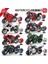 Motosiklet Yapı Taşları ile Uyumlu Kawasaki Motosiklet Modeli Çocuk Yaratıcı Montaj Oyuncakları Erkek 8102-JISU Sürme Gerektirmeyen Yapı Taşı Kask (Yurt Dışından) 3
