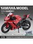 1/12 Kawasaki H2R Simülasyon Alaşım Ses ve Işık Motosiklet Ninja Modeli Çocuk Oyuncak Süsler Yamaha R1 Kırmızı (Yurt Dışından) 1